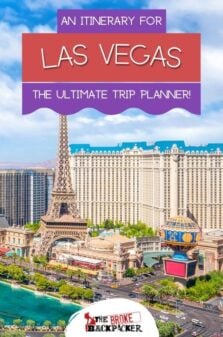 Las Vegas Itinerary Pinterest Image