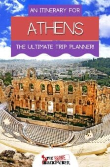 Athens Itinerary Pinterest Image