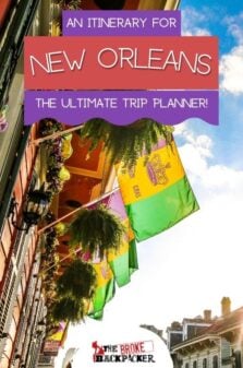 New Orleans Itinerary Pinterest Image