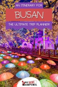 Busan Itinerary Pinterest Image