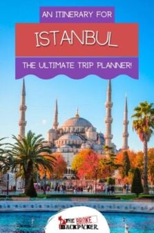 Istanbul Itinerary Pinterest Image