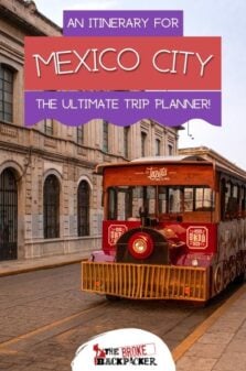 Mexico City Itinerary Pinterest Image