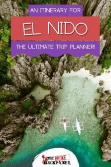 El Nido Itinerary Pinterest Image