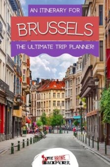 Brussels Itinerary Pinterest Image