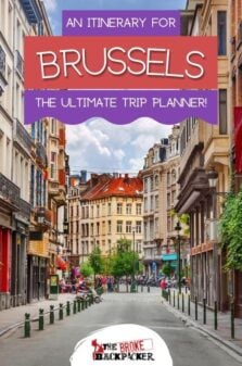 travel tomorrow brussels Brussels Itinerary Pinterest Image
