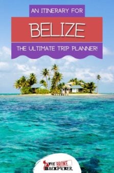 Belize Itinerary Pinterest Image