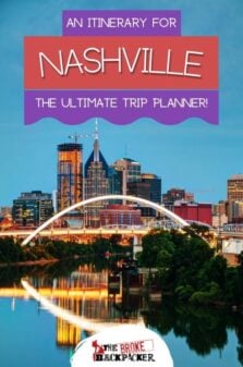 Nashville Itinerary Pinterest Image