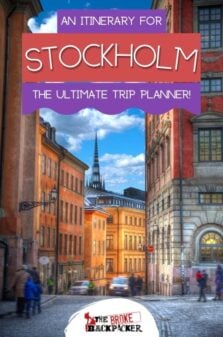 Stockholm Itinerary Pinterest Image
