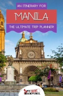Manila Itinerary Pinterest Image