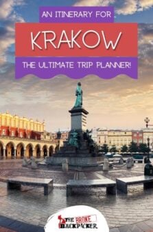 Krakow Itinerary Pinterest Image