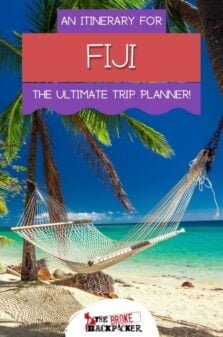 Fiji Itinerary Pinterest Image