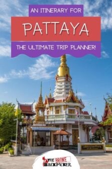 Pattaya Itinerary Pinterest Image