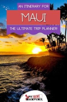 Maui Itinerary Pinterest Image