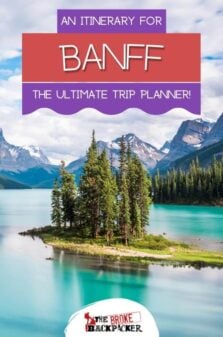 Banff Itinerary Pinterest Image