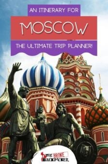 Moscow Itinerary Pinterest Image