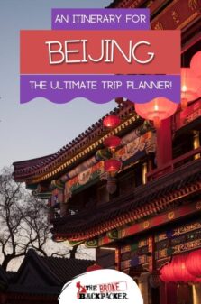 Beijing Itinerary Pinterest Image