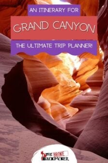 Grand Canyon Itinerary Pinterest Image