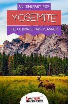 Yosemite Itinerary Pinterest Image