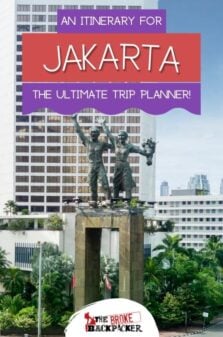 Jakarta Itinerary Pinterest Image