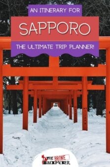 Sapporo Itinerary Pinterest Image