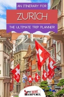 Zurich Itinerary Pinterest Image