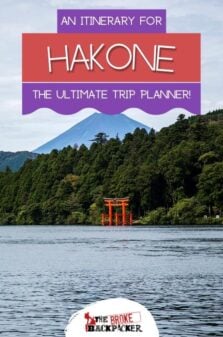 Hakone Itinerary Pinterest Image