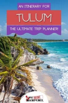 Tulum Itinerary Pinterest Image