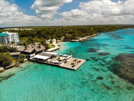 Boca chica beach in santo domingo