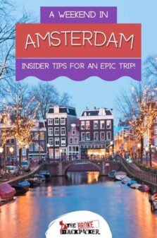 Weekend in Amsterdam Pinterest Image