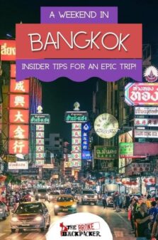 Weekend in Bangkok Pinterest Image