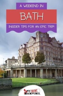 Weekend in Bath Pinterest Image