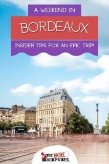 Weekend in Bordeaux Pinterest Image