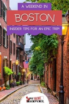 Weekend in Boston Pinterest Image