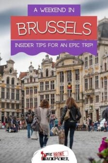 Weekend in Brussels Pinterest Image