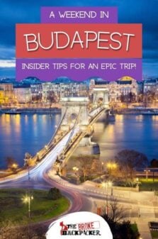 Weekend in Budapest Pinterest Image