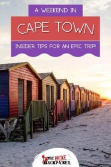 Weekend in Cape Town Pinterest Image
