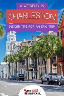 Weekend in Charleston Pinterest Image