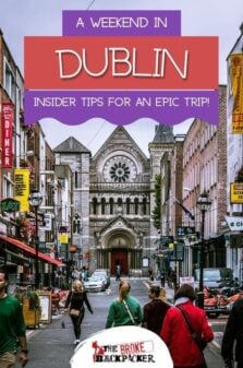 Weekend in Dublin Pinterest Image