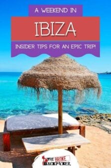 Weekend in Ibiza Pinterest Image