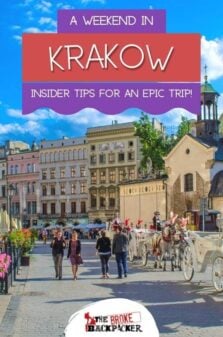 Weekend in Krakow Pinterest Image