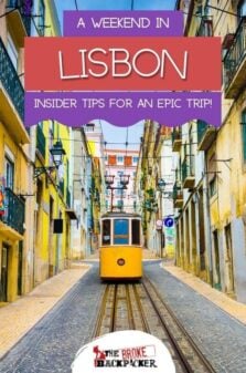 Weekend in Lisbon Pinterest Image