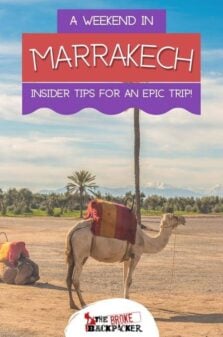 Weekend in Marrakech Pinterest Image