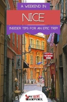 Weekend in Nice Pinterest Image