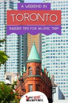 Weekend in Toronto Pinterest Image