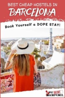 Cheap Hostels in Barcelona Pinterest Image