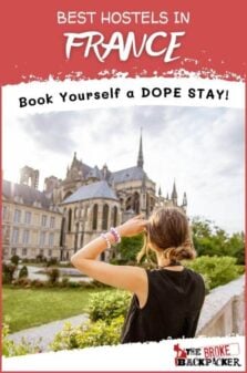 Best Hostels in France Pinterest Image