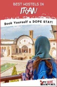 Best Hostels in Iran Pinterest Image