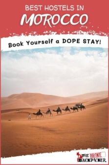Best Hostels in Morocco Pinterest Image