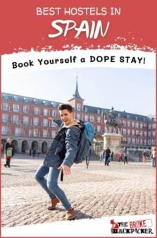 Best Hostels in Spain Pinterest Image