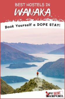 Best Hostels in Wanaka Pinterest Image